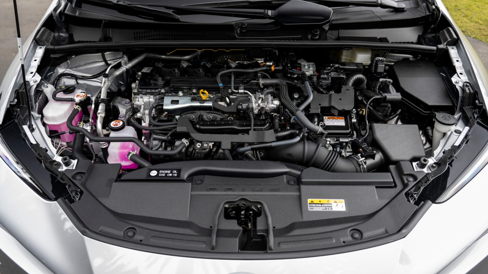 2026 Toyota Prius hybrid engine system photographed by Toyota USA Newsroom.