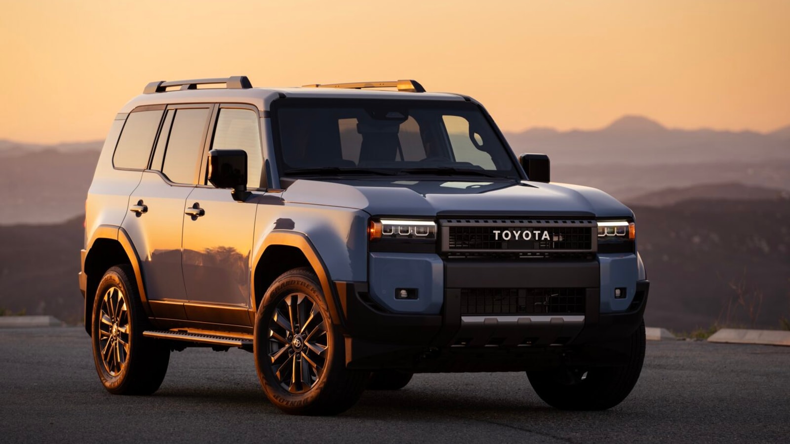 Heritage Blue 2026 Toyota Land Cruiser photographed by Toyota USA Newsroom.