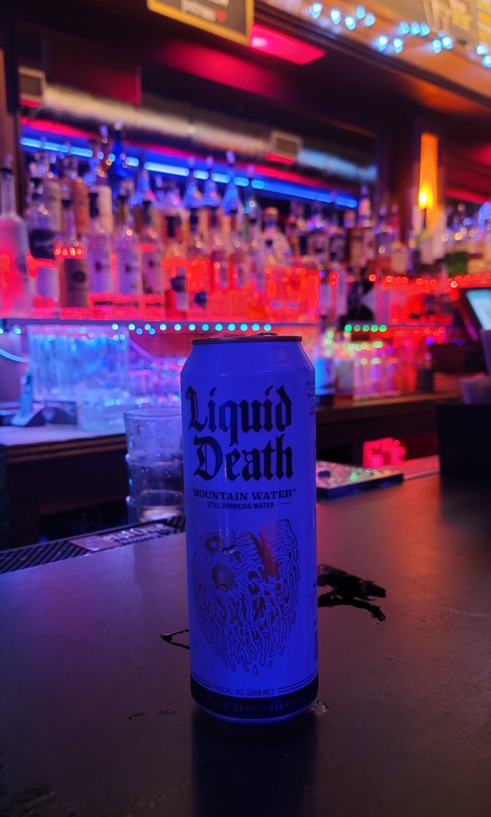 Liquid Death editorial visual