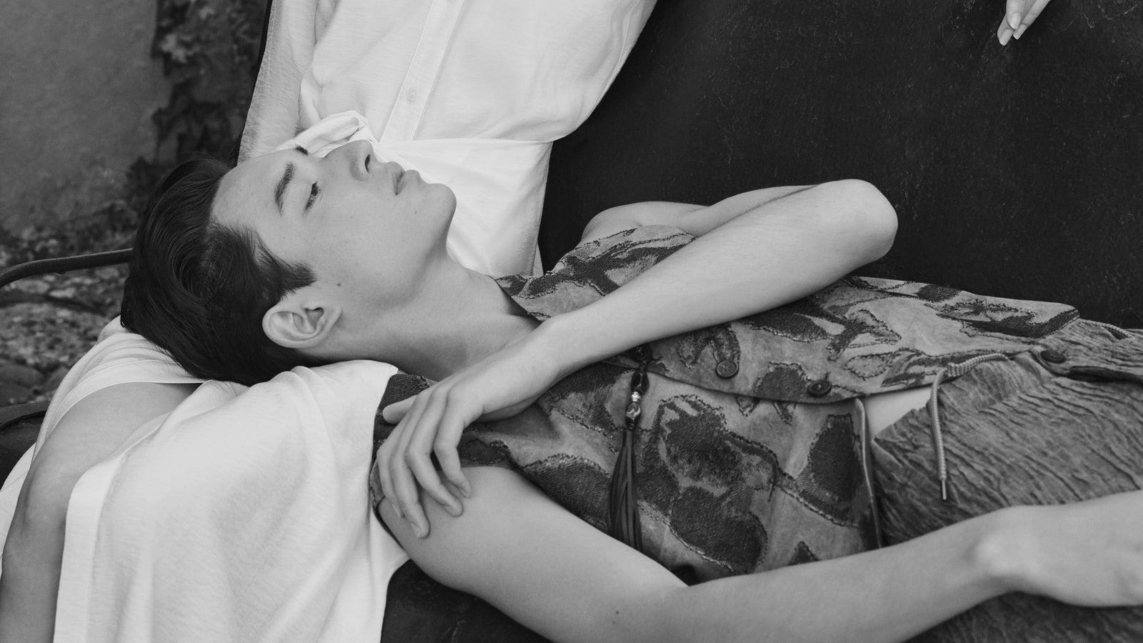 Emporio Armani campaign visual showing the younger line.