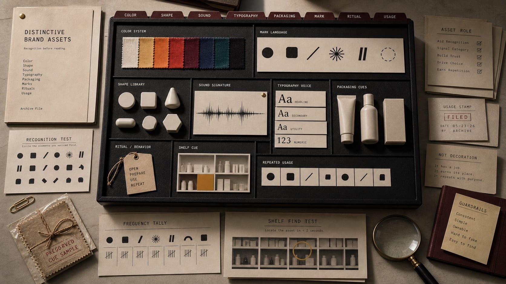 What Are Distinctive Brand Assets? archive visual