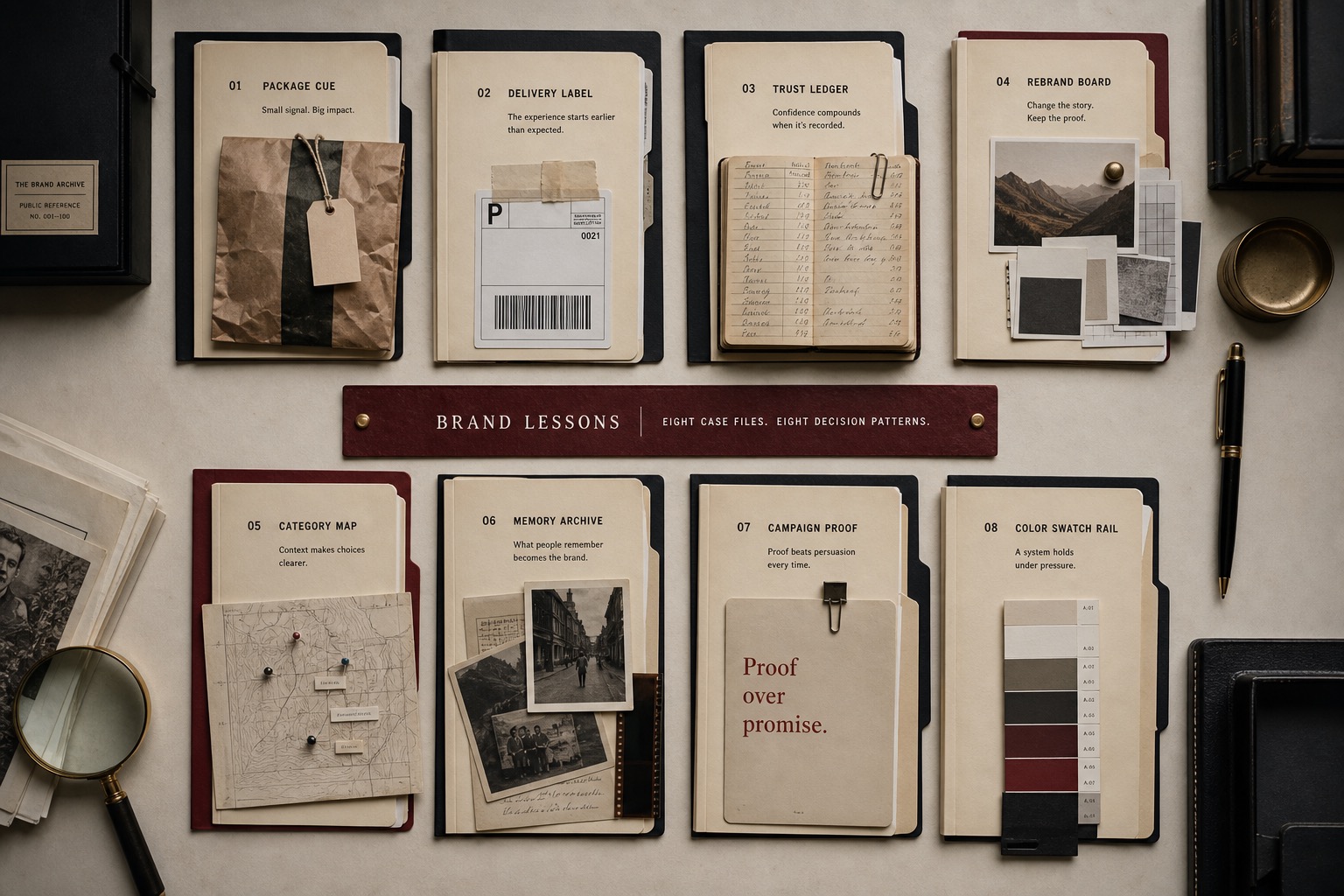 Brand Lessons archive visual