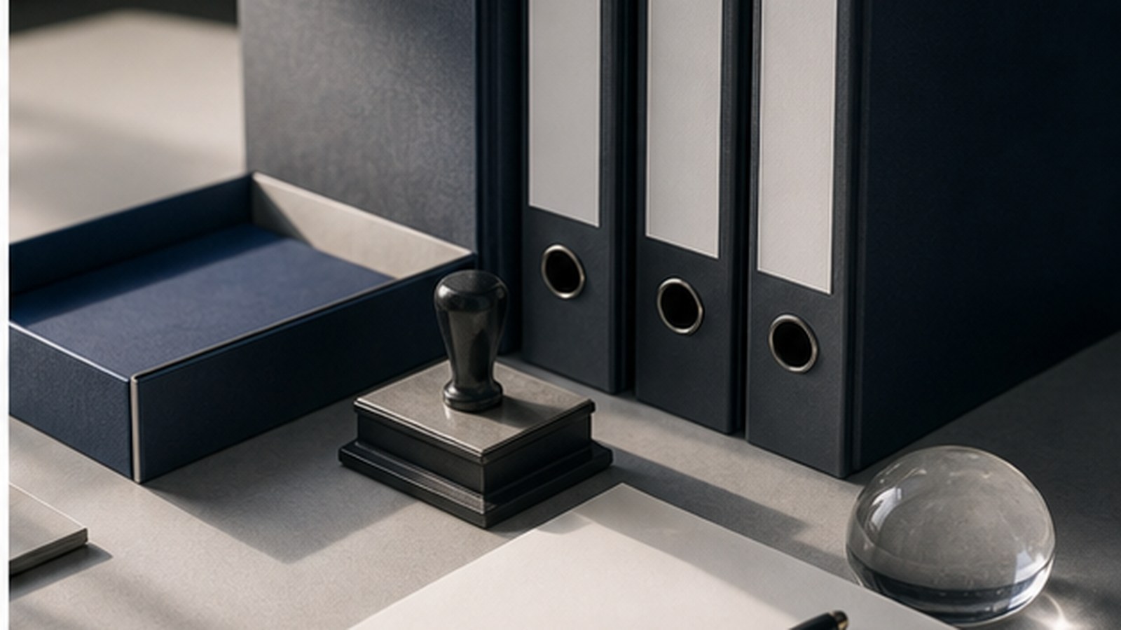 Deutsche Bank generated non-logo brand visual: Compliance proof belongs in the system.