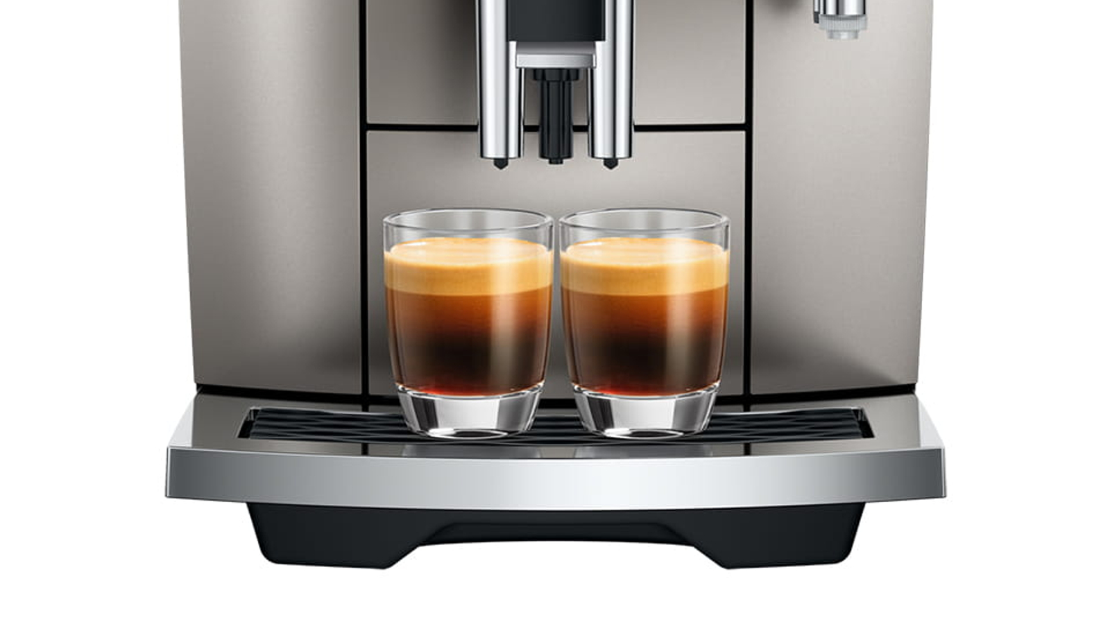 JURA E8 automatic coffee machine product proof.