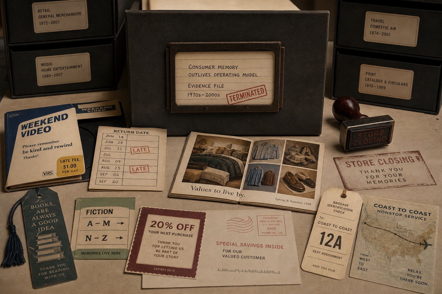 Brand Memory Can Outlive the Business archive visual
