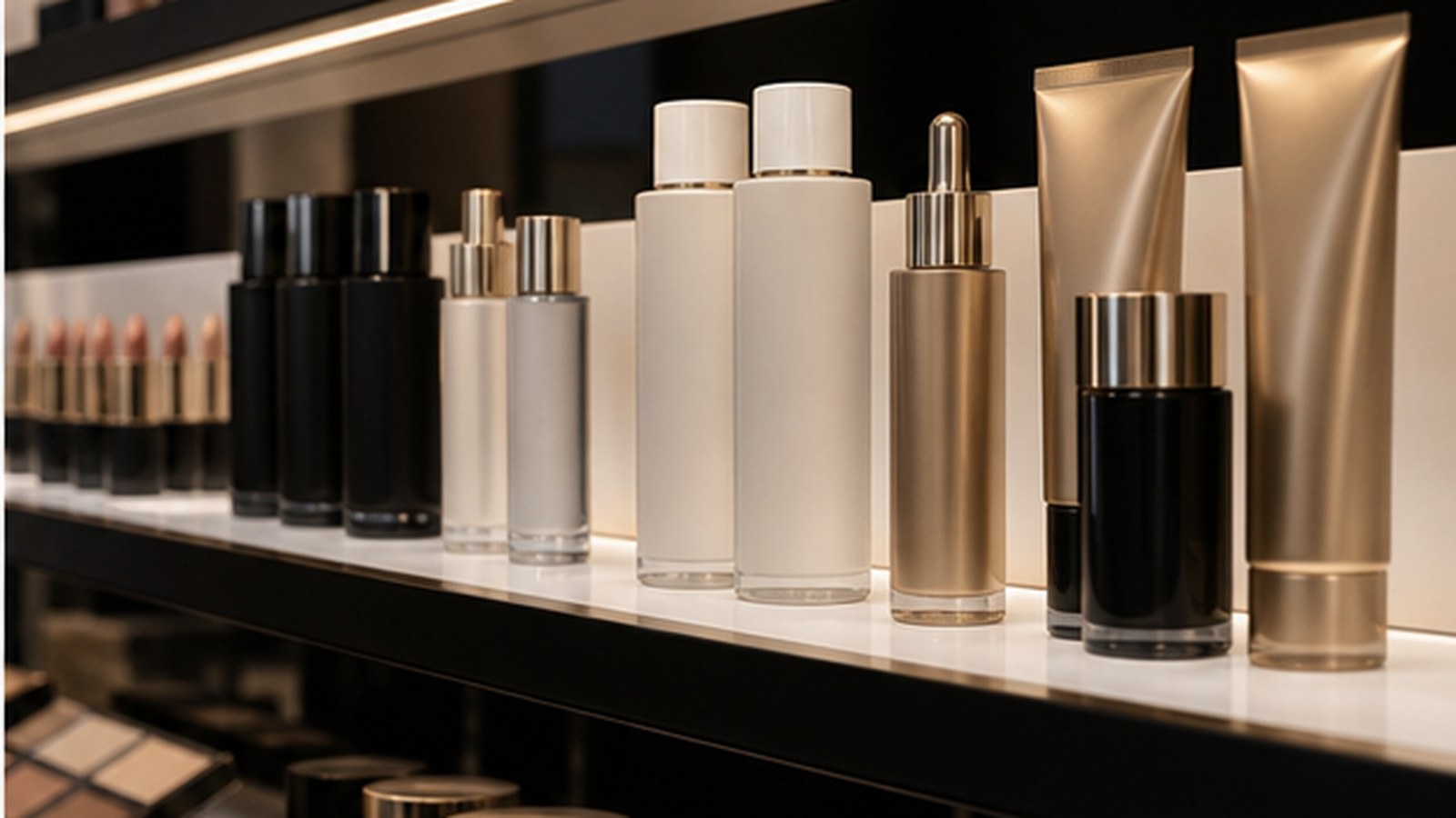 L'Oréal generated non-logo brand visual: Retail systems carry the portfolio.