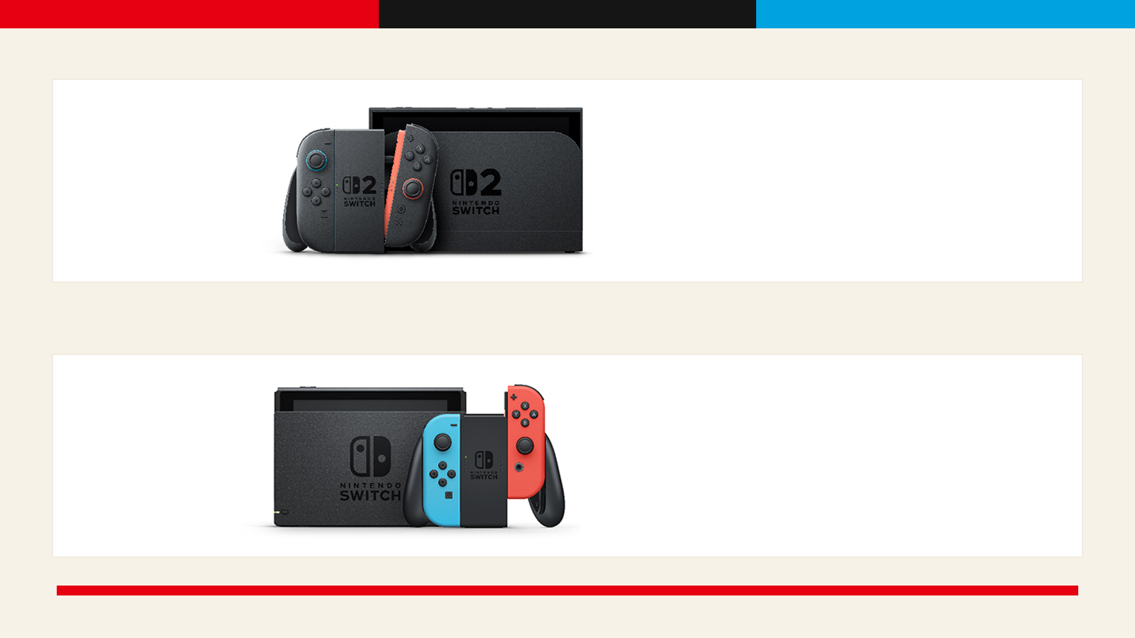Nintendo Switch, Switch 2, and Wii hardware behavior proof visual.