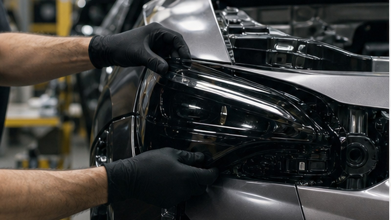 Renault generated non-logo brand visual: Quality control carries industrial proof.
