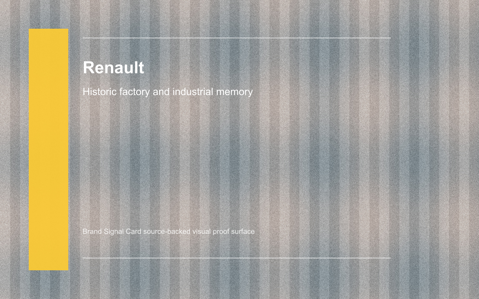 Industrial memory anchors the diamond source-backed proof image.