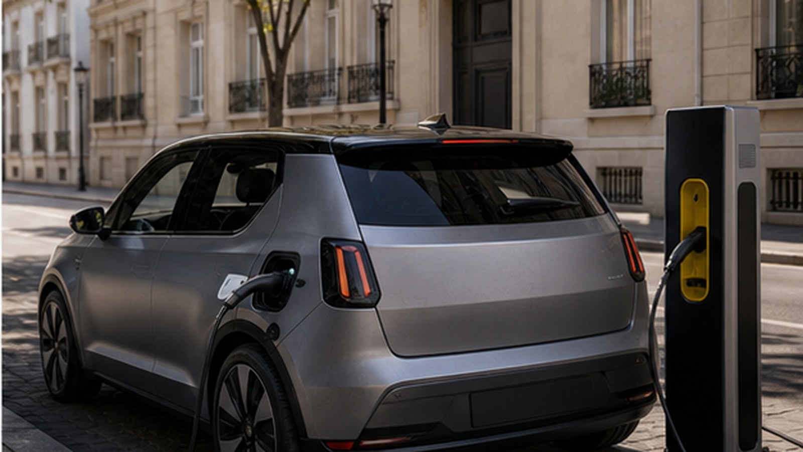 Renault generated non-logo brand visual: Charging makes the transition visible.