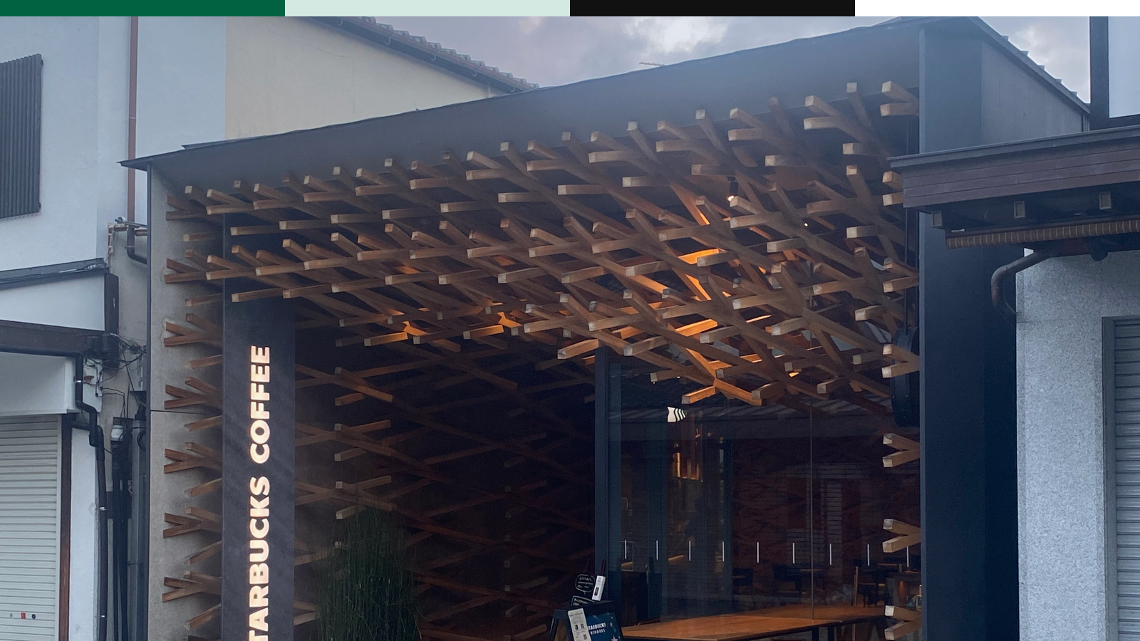 Starbucks store architecture showing destination and place memory.