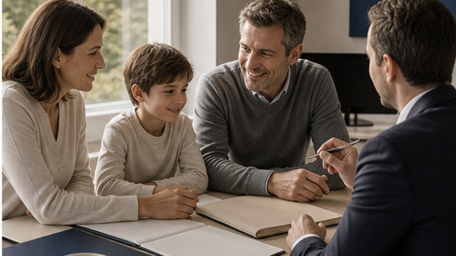 Swiss Life generated non-logo brand visual: Advice makes life insurance concrete.