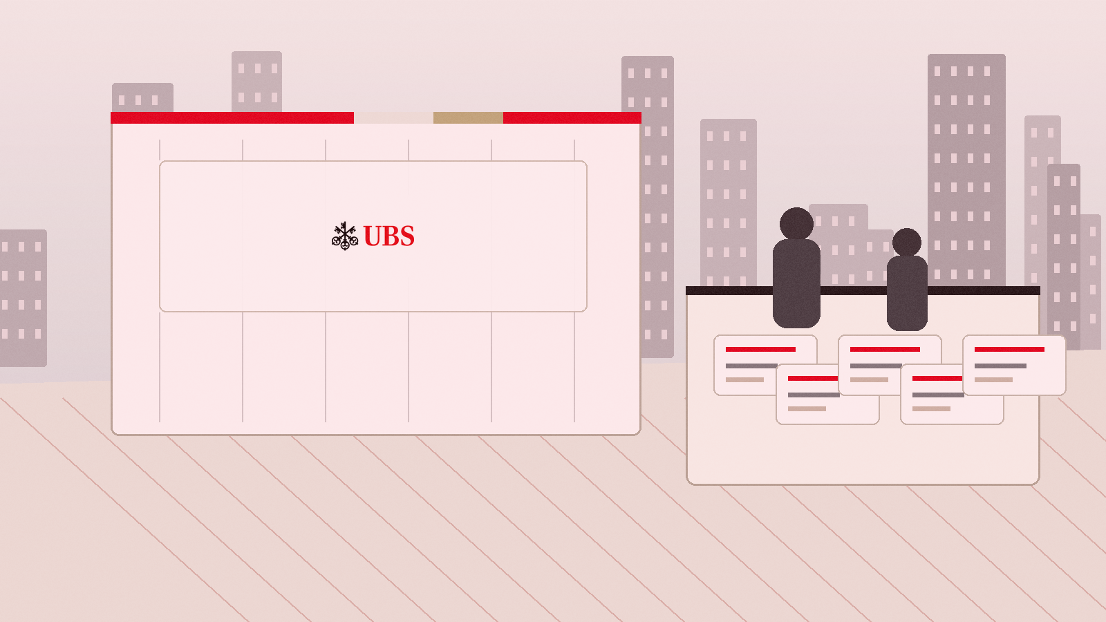 UBS group architecture proof scene.