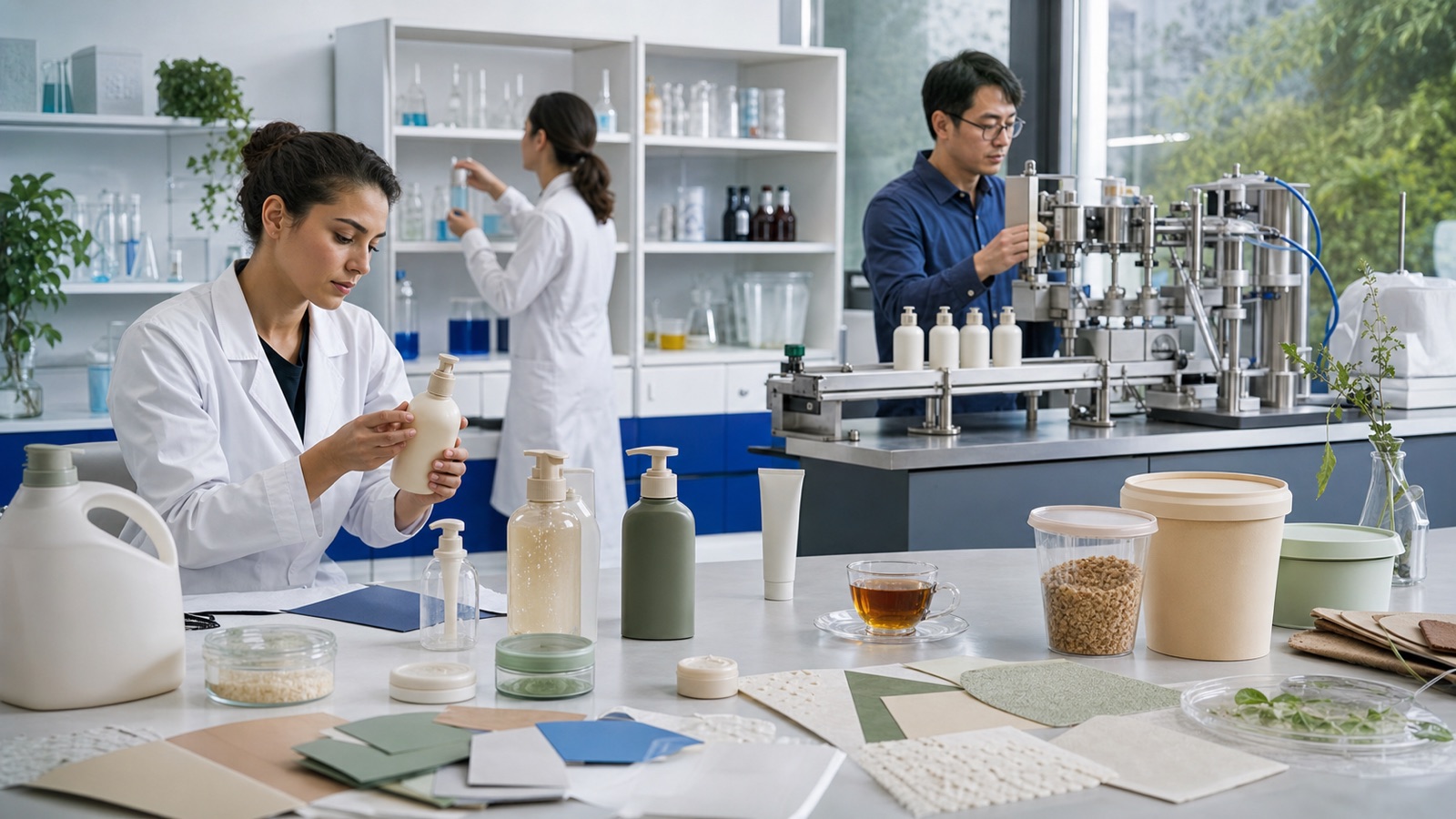 Beauty, personal-care, home-care, and food product systems arranged as one corporate portfolio.