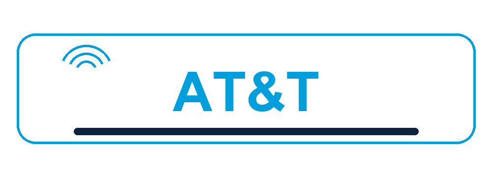 AT&T editorial wordmark treatment