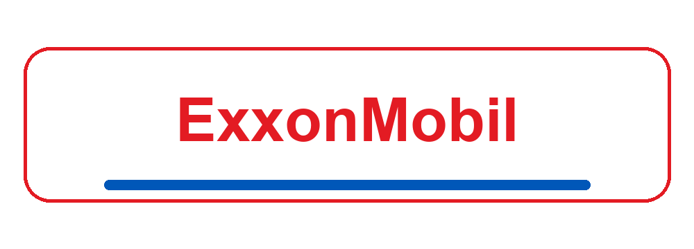 ExxonMobil editorial wordmark treatment