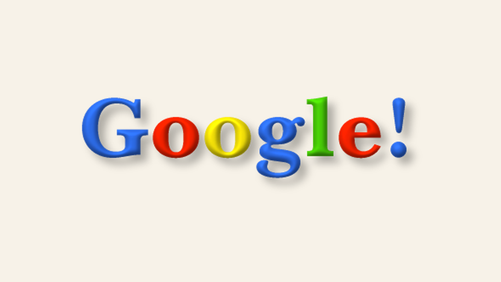 Early Google wordmark