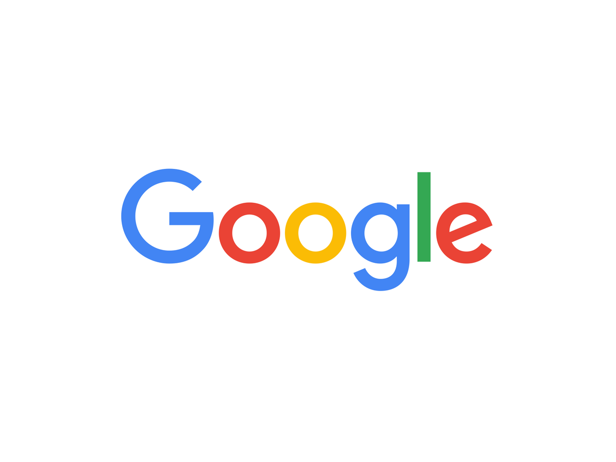 Current geometric Google wordmark