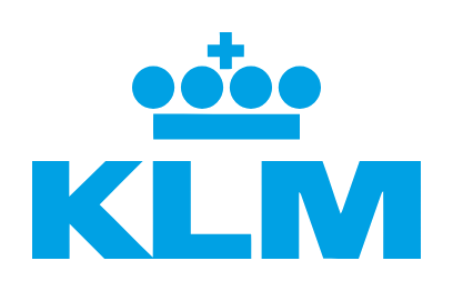 KLM logo from Wikimedia Commons