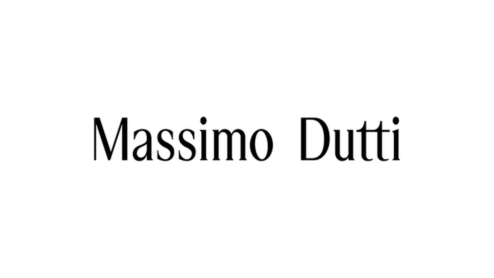 Massimo Dutti current primary mark.