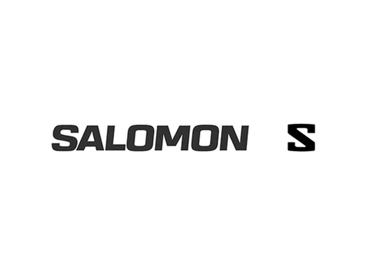 Heavy italic wordmark and S monogram