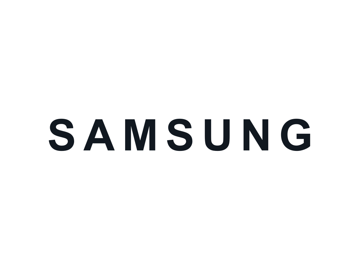 Samsung Corporate wordmark cue