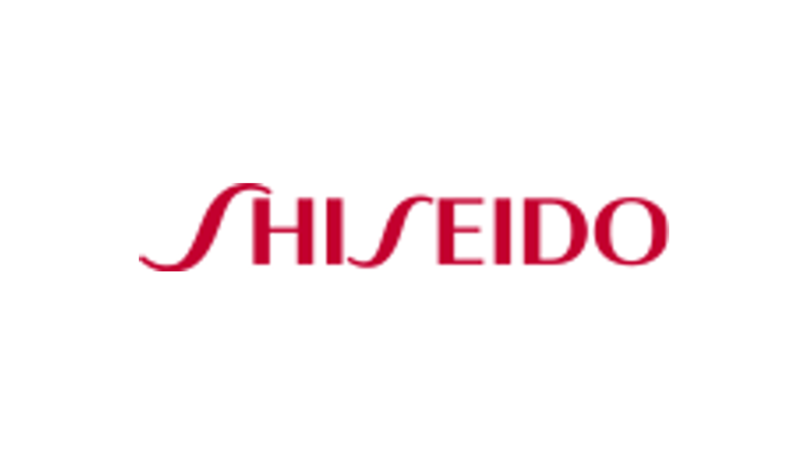 Shiseido corporate wordmark on a white field.