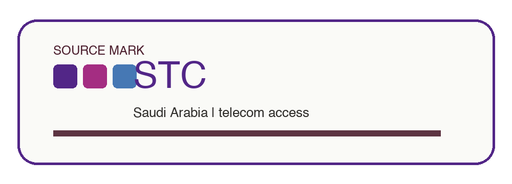 STC editorial wordmark treatment