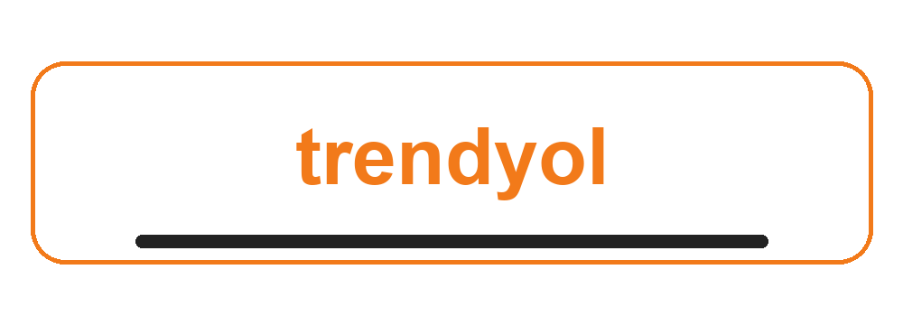 Trendyol editorial wordmark treatment