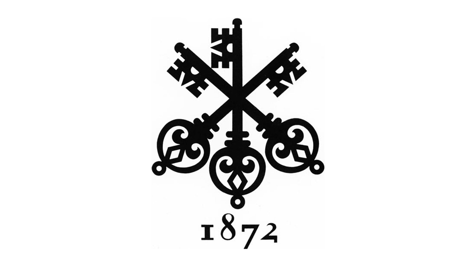 Three keys with 1872