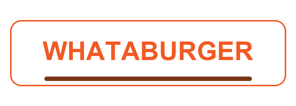 Whataburger editorial wordmark treatment