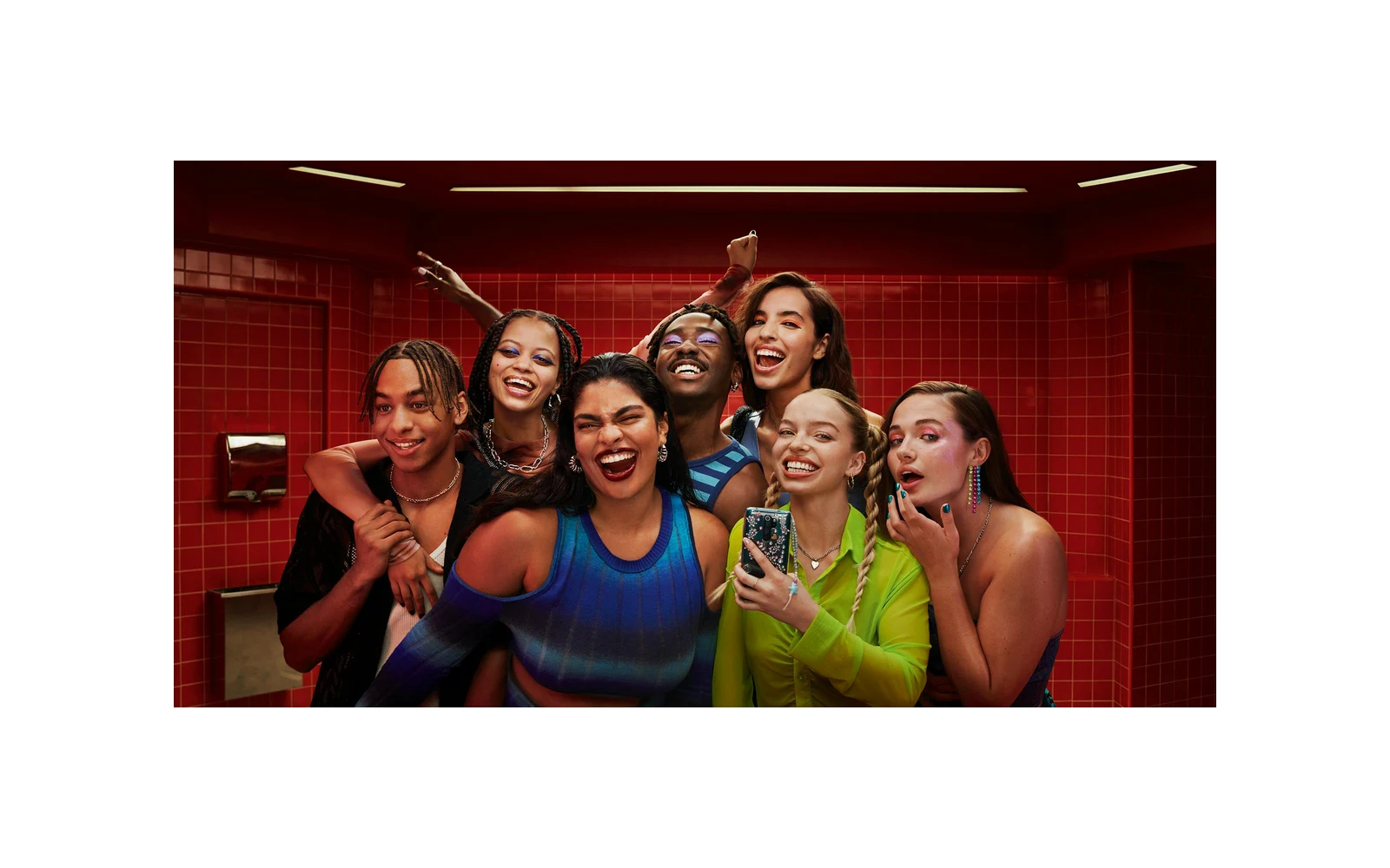 Sephora beauty campaign with a group of women