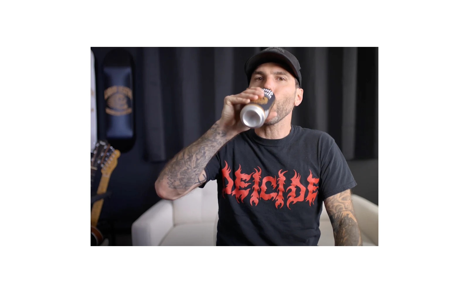 Liquid Death canned-water campaign interview