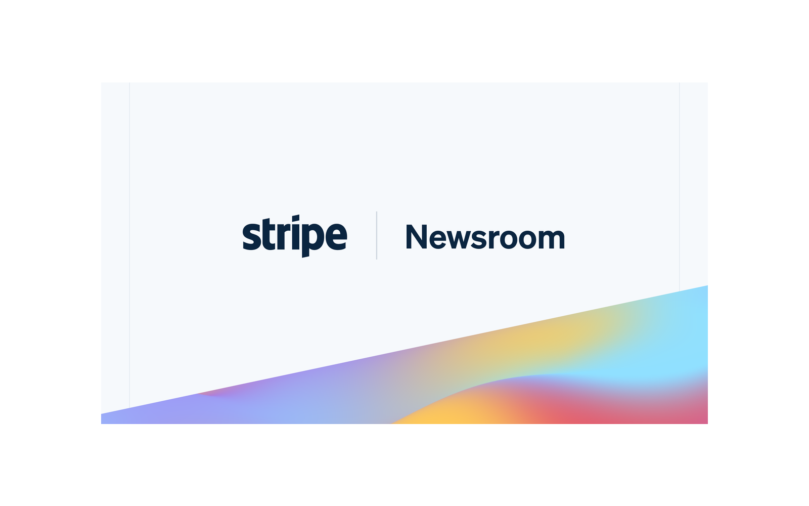Image accompanying Stripe, newsroom and company information