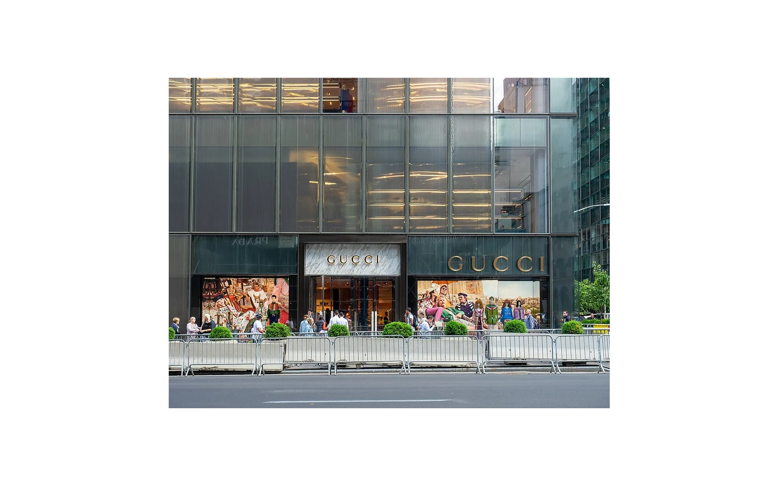 Gucci storefront