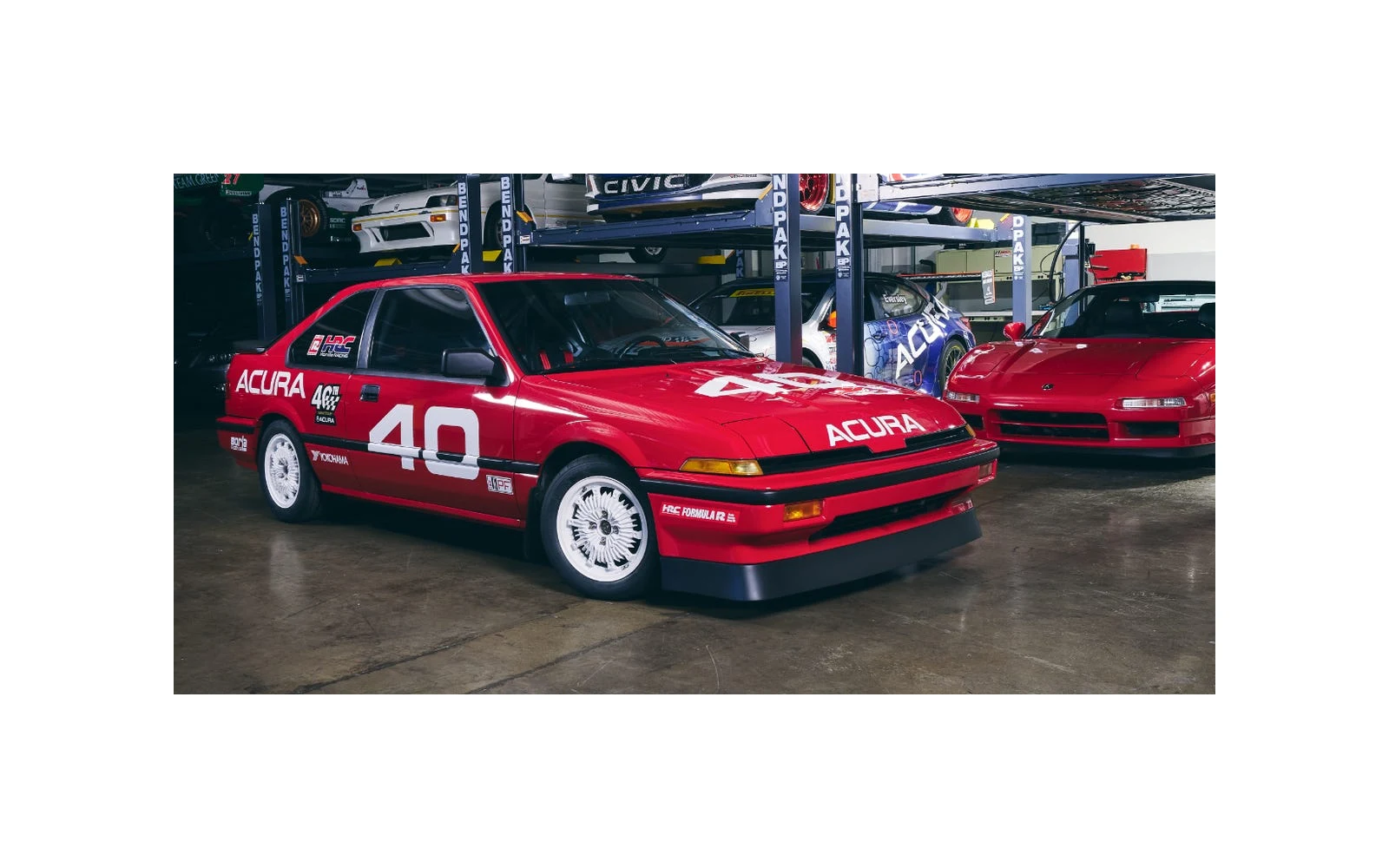 Historic Acura racing cars