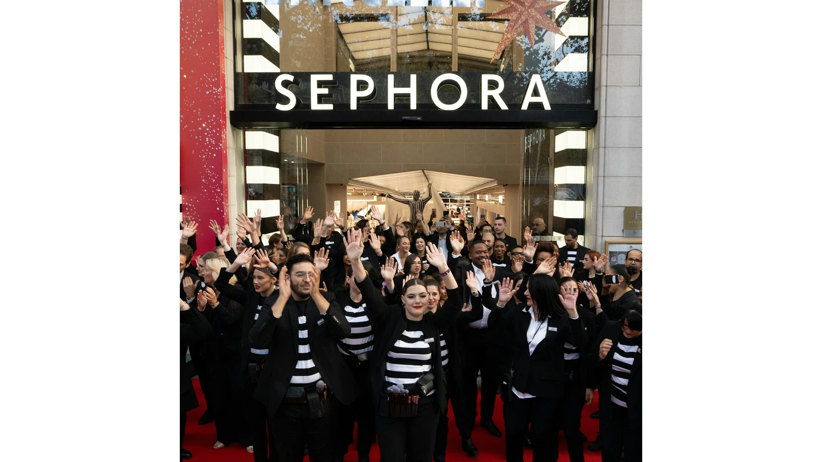 Sephora storefront and retail team, from LVMH’s official Maison page.