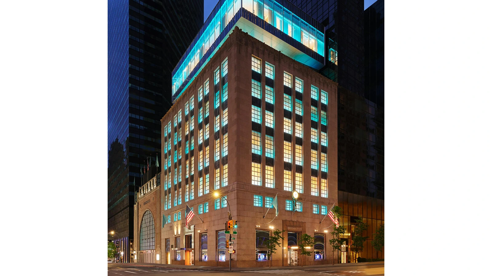 Tiffany & Co. Landmark flagship building, from LVMH’s official Maison page.